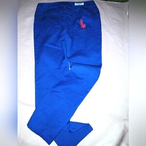 Ralph Lauren Vintage Blue Chinos, Girls Sz7